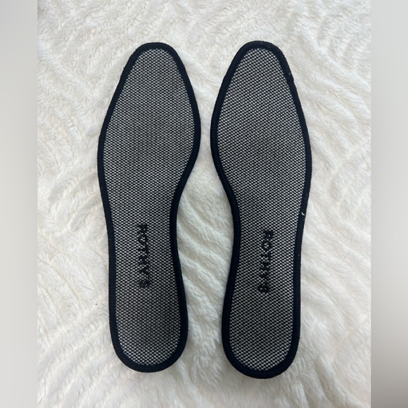 Rothy’s The Flat Honeycomb Knit Black Women’s Size 8 EUC Washable Flats - Picture 6 of 9